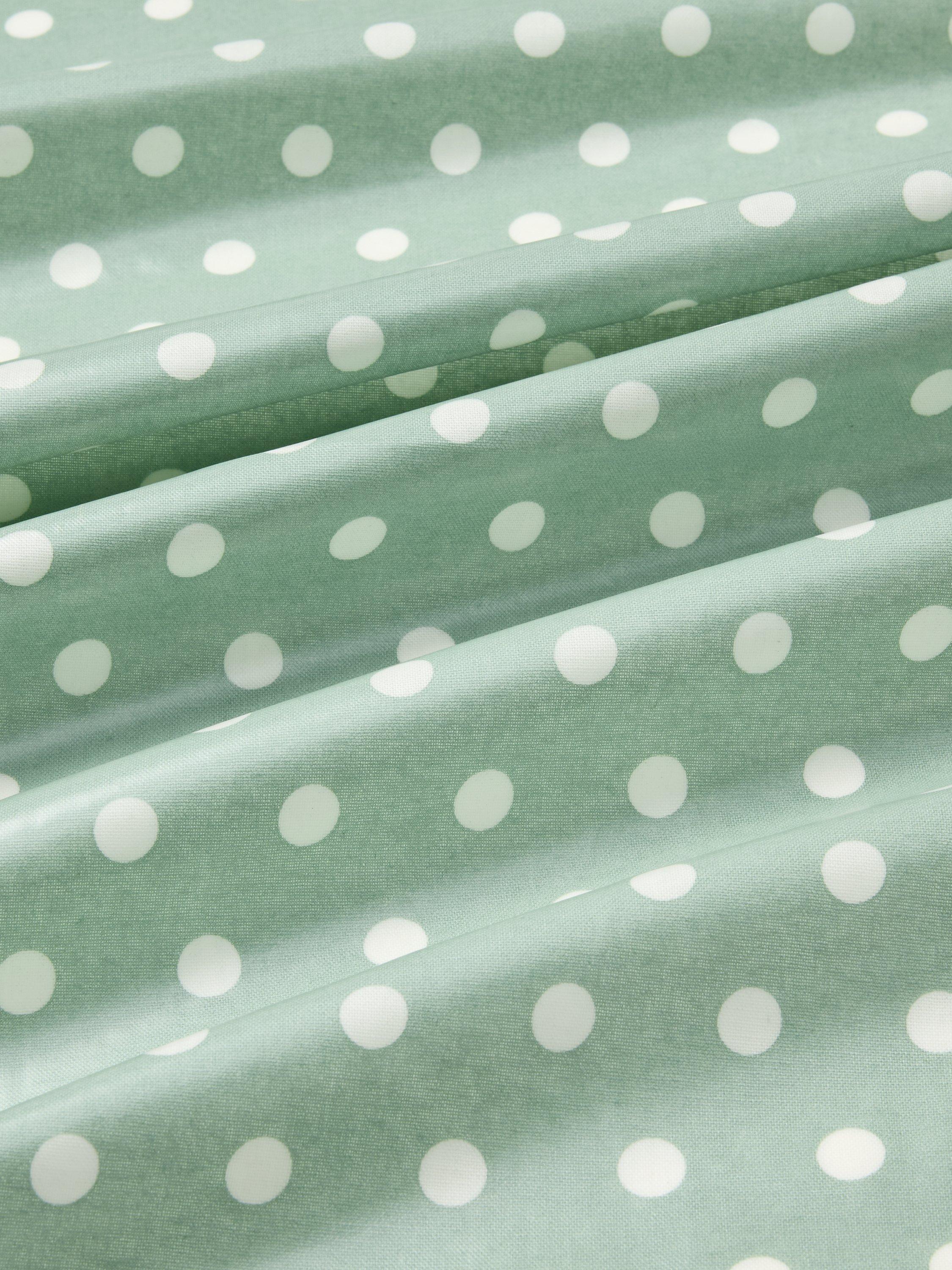 John Lewis spot print tablecloth green 180x140cm, imported from the UK