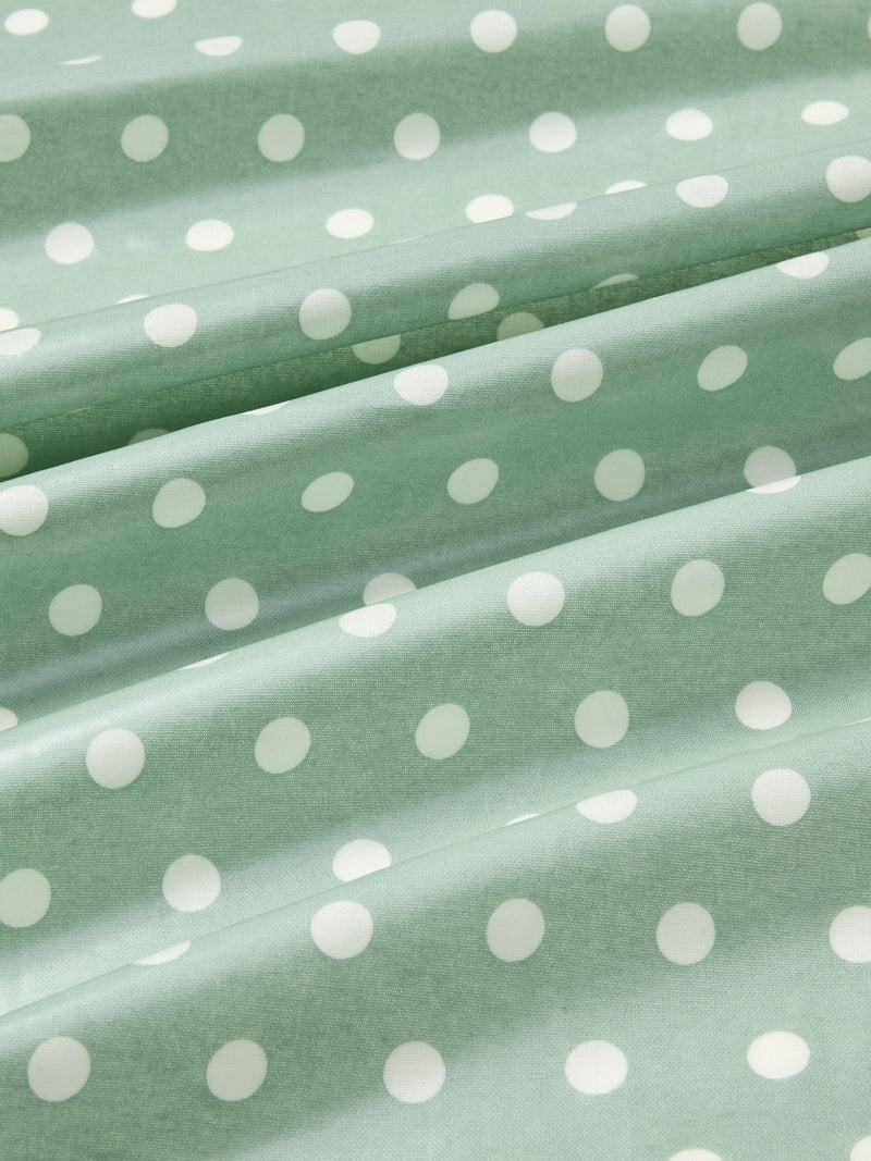 John Lewis spot print tablecloth green 180x140cm, imported from the UK