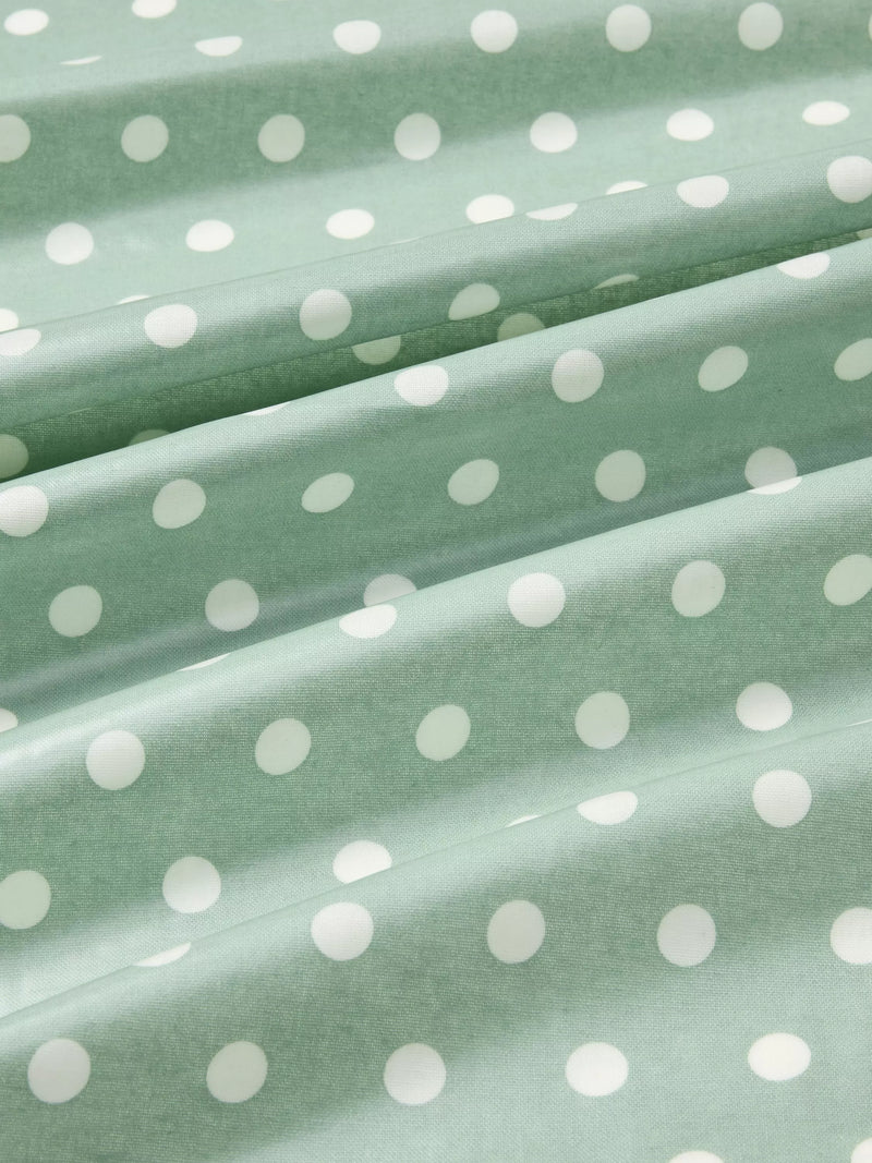 John Lewis spot print tablecloth green 180x140cm, imported from the UK