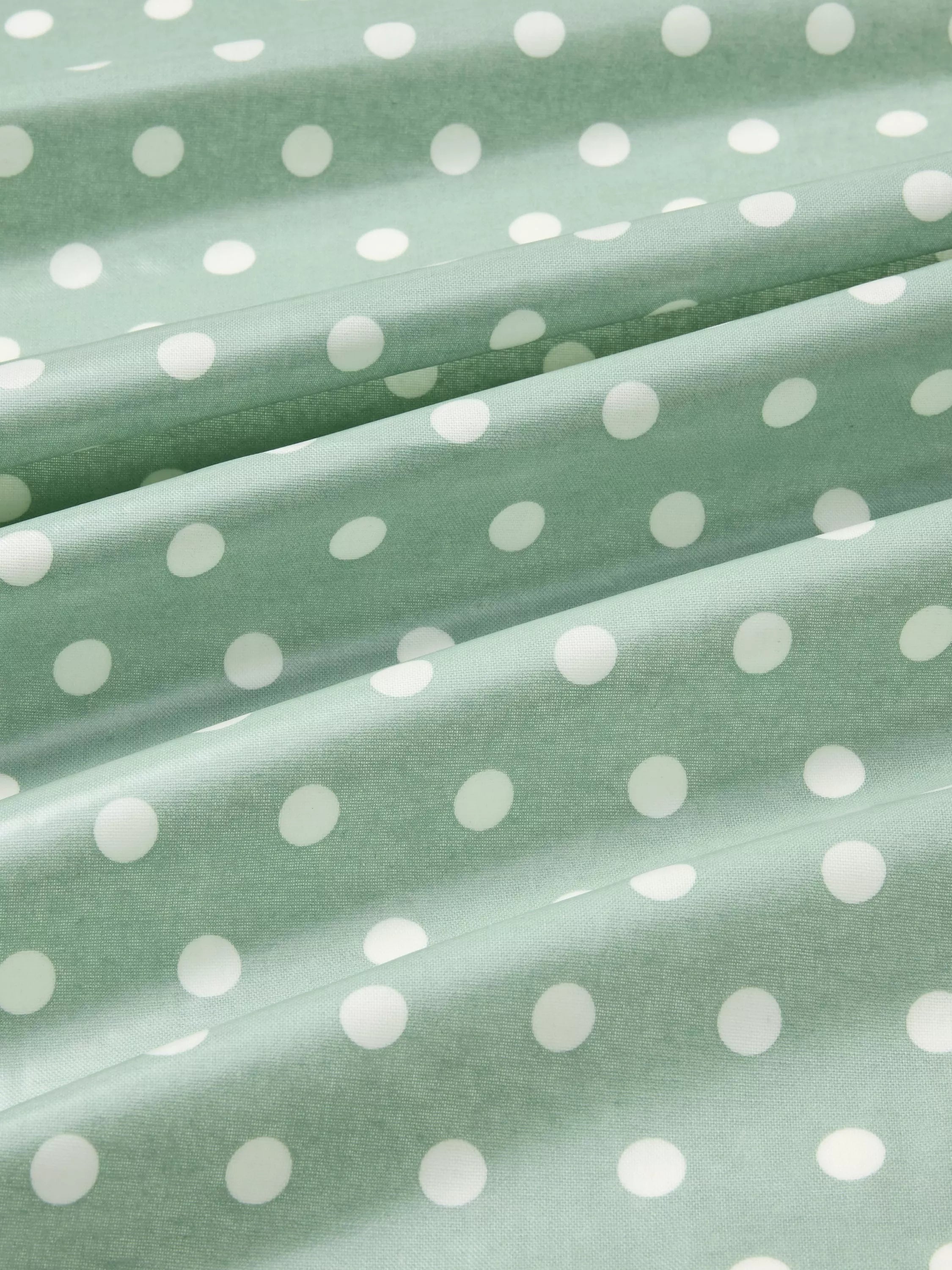 John Lewis green spot print PVC tablecloth 230x140cm (British brand)