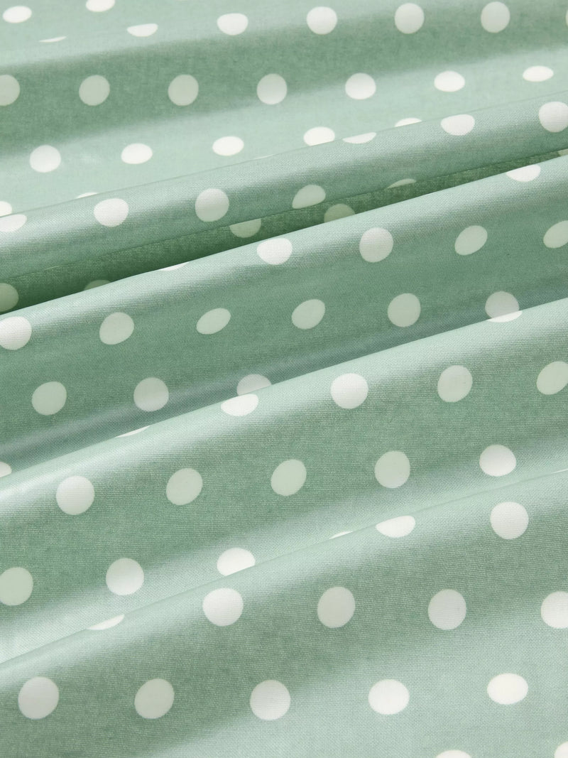 John Lewis green spot print PVC tablecloth 230x140cm (British brand)
