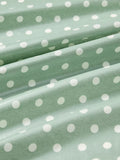 John Lewis round tablecloth spot print green 160cm, imported from the UK