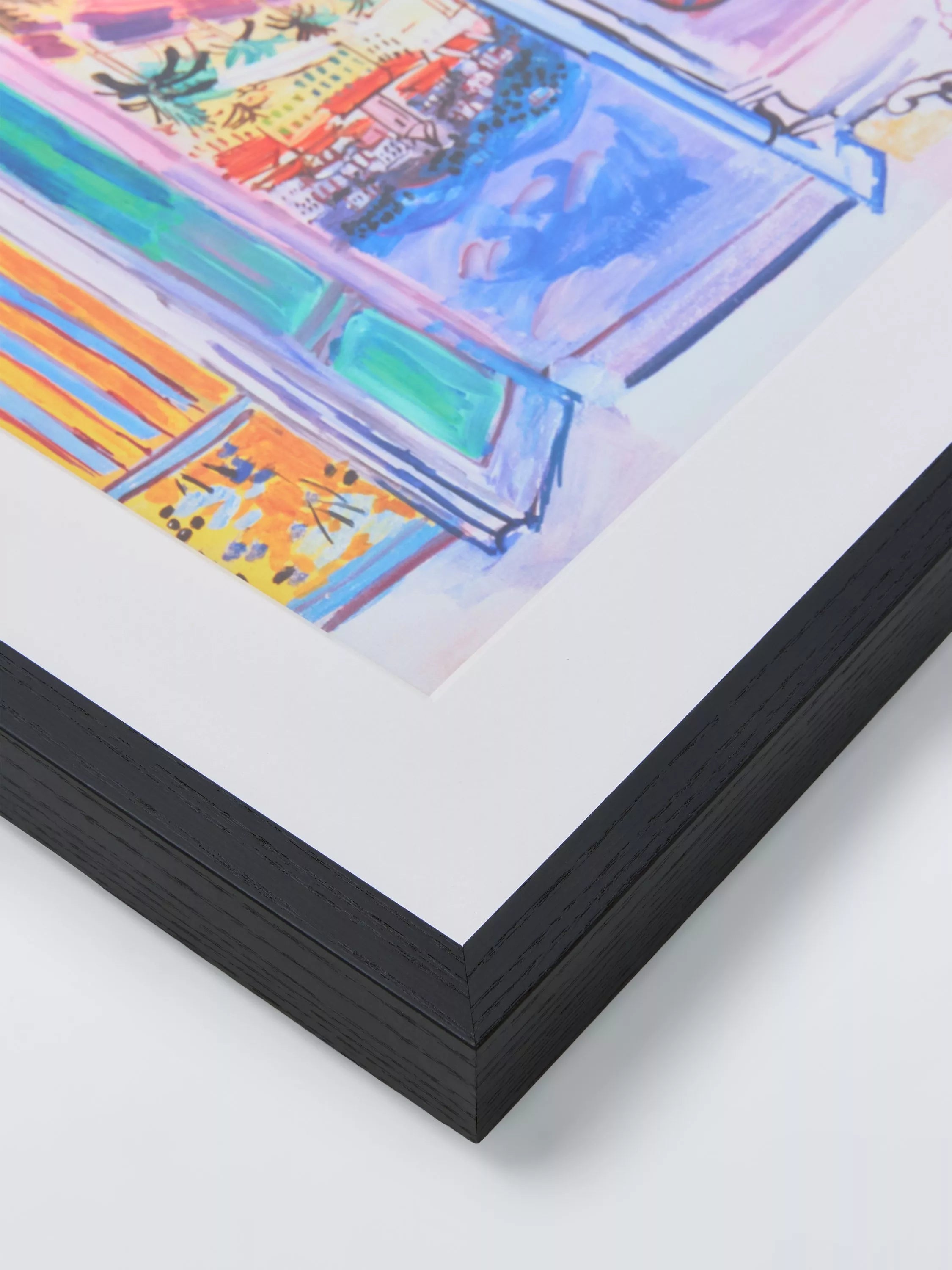 John Lewis framed print Interior with Open Windows 51.5x62cm, imported from the UK