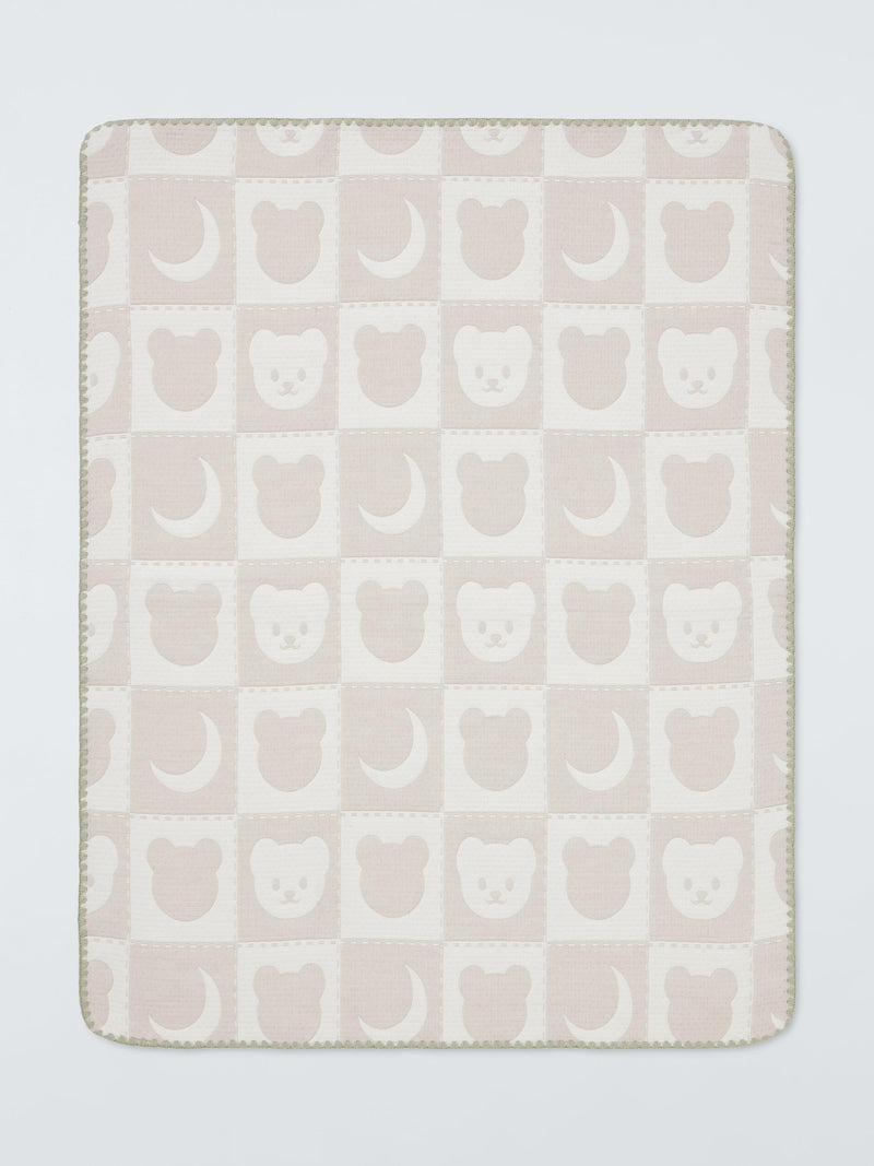 John Lewis Daydream Bear jacquard blanket, UK version