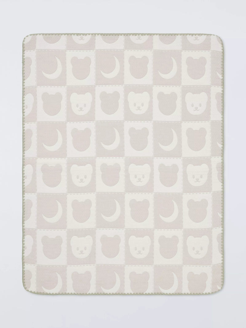 John Lewis Daydream Bear jacquard blanket, UK version