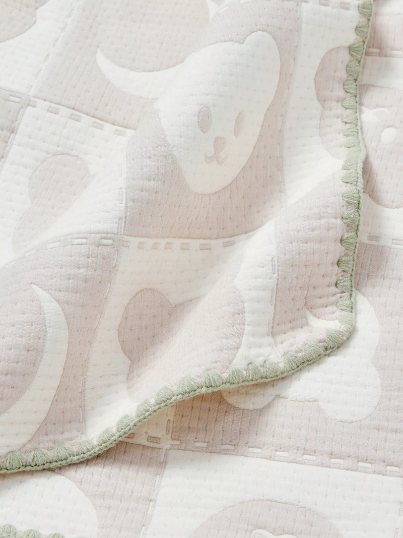 John Lewis Daydream Bear jacquard blanket, UK version