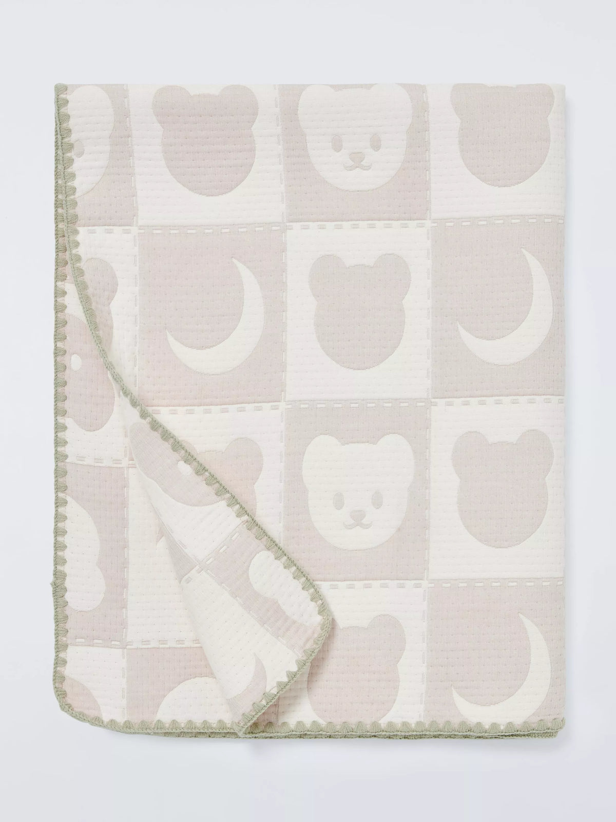 John Lewis Daydream Bear jacquard blanket, UK version