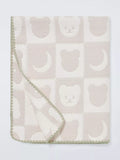John Lewis Daydream Bear jacquard blanket, UK version