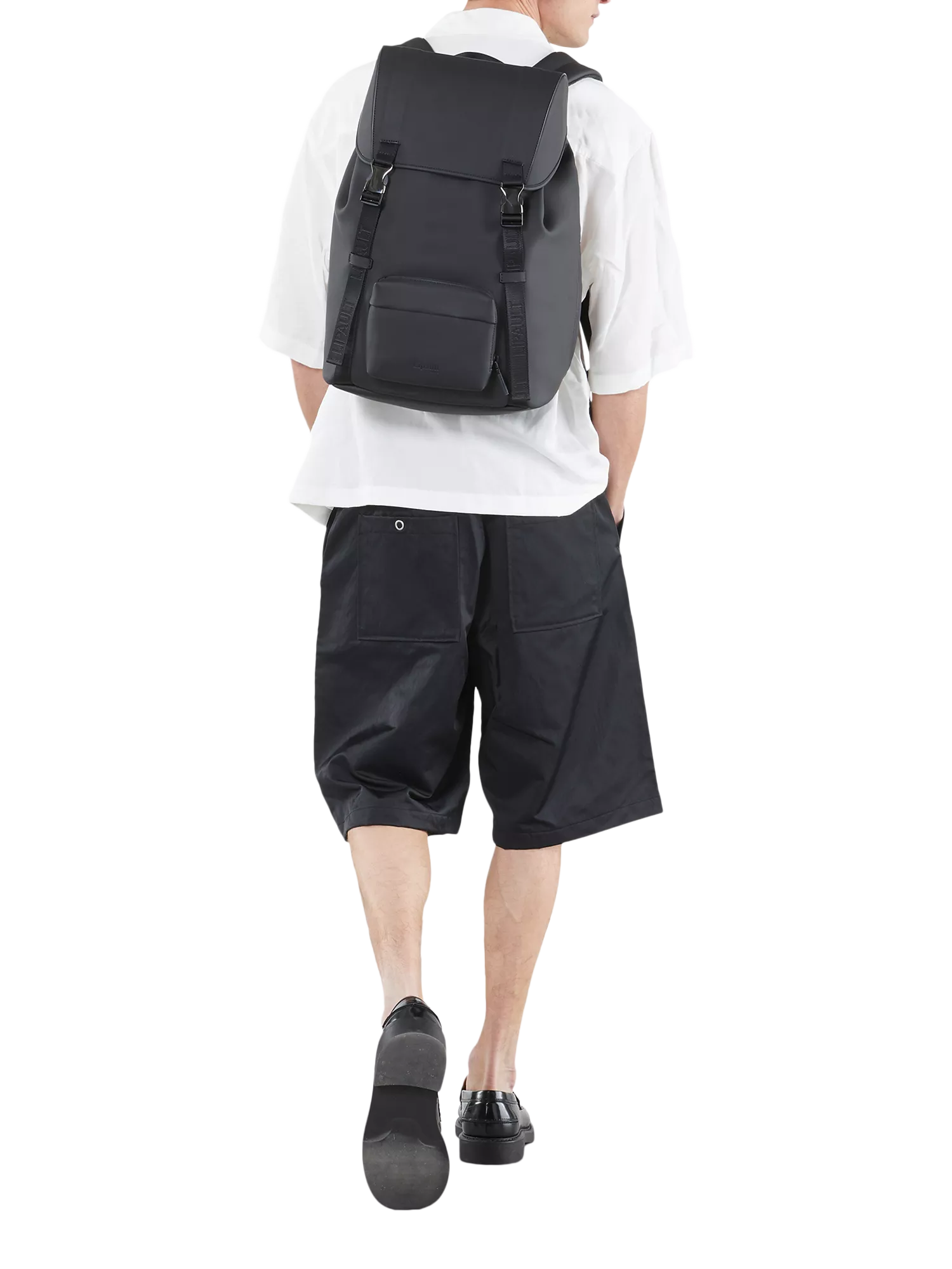 Lipault Exile backpack 24L black, imported from the UK