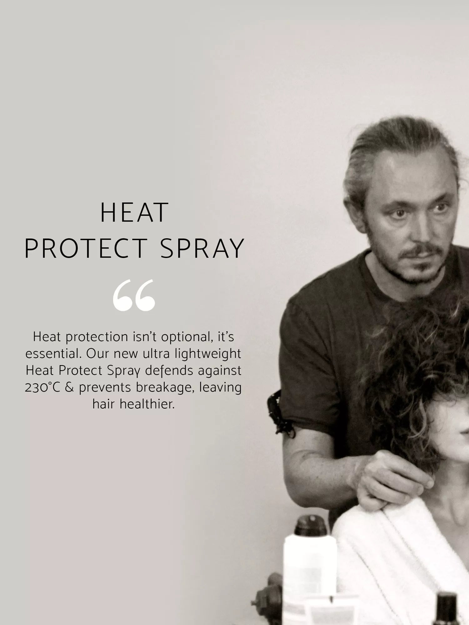 Percy & Reed heat protect spray 150ml, imported from the UK