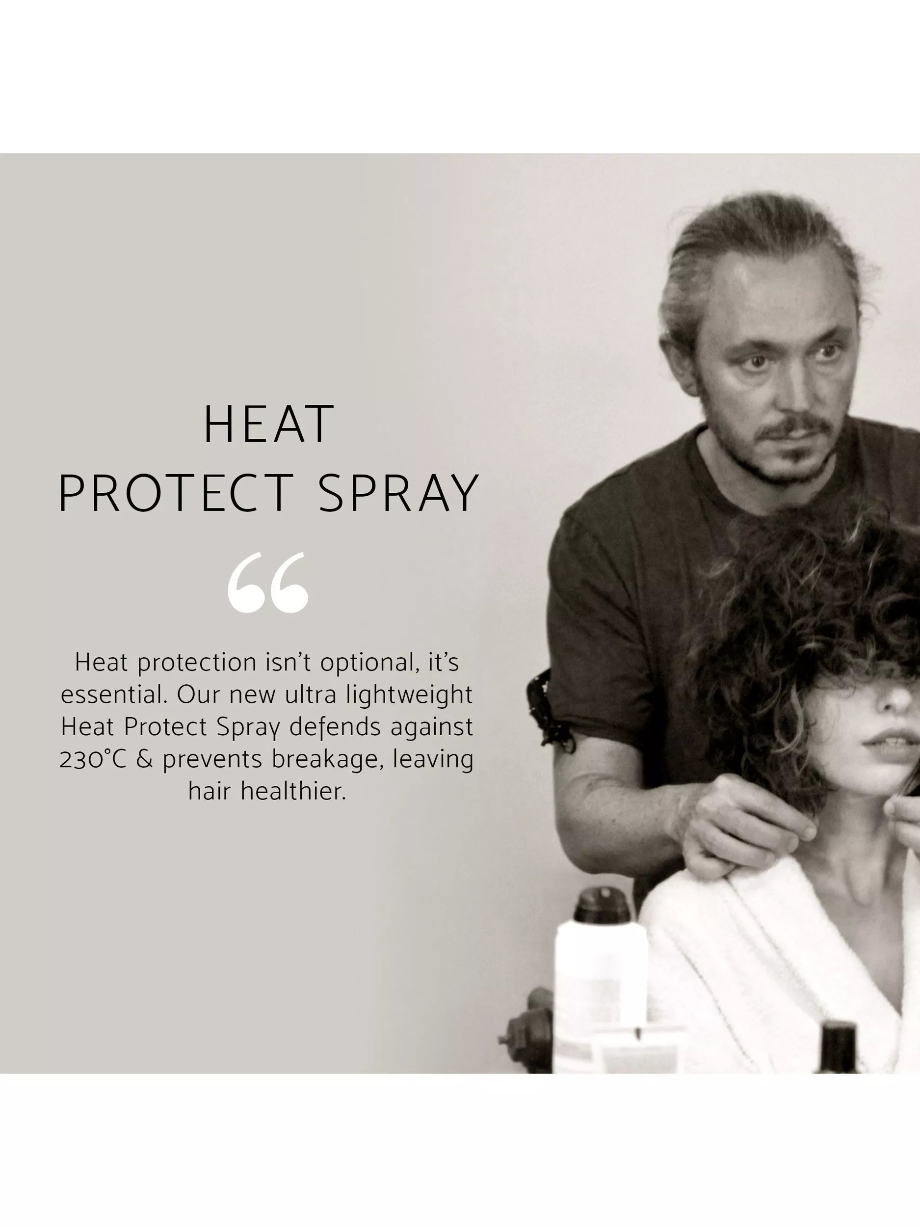 Percy & Reed heat protect spray 150ml, imported from the UK