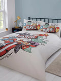 Marvel Avengers Reversible Duvet Cover & Pillowcase Set, Double