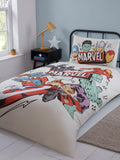 Marvel Avengers reversible duvet cover single - British product
