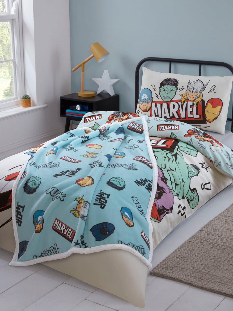 Marvel Avengers reversible duvet cover single - British product