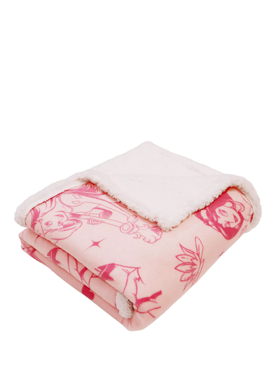 John Lewis Disney Disney Princess Sherpa Blanket Single- Buy online at McGrocer