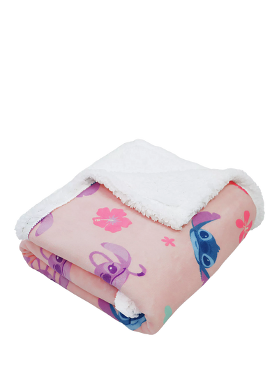 John Lewis Disney Lilo & Stitch Fleece Blanket- Buy online at McGrocer