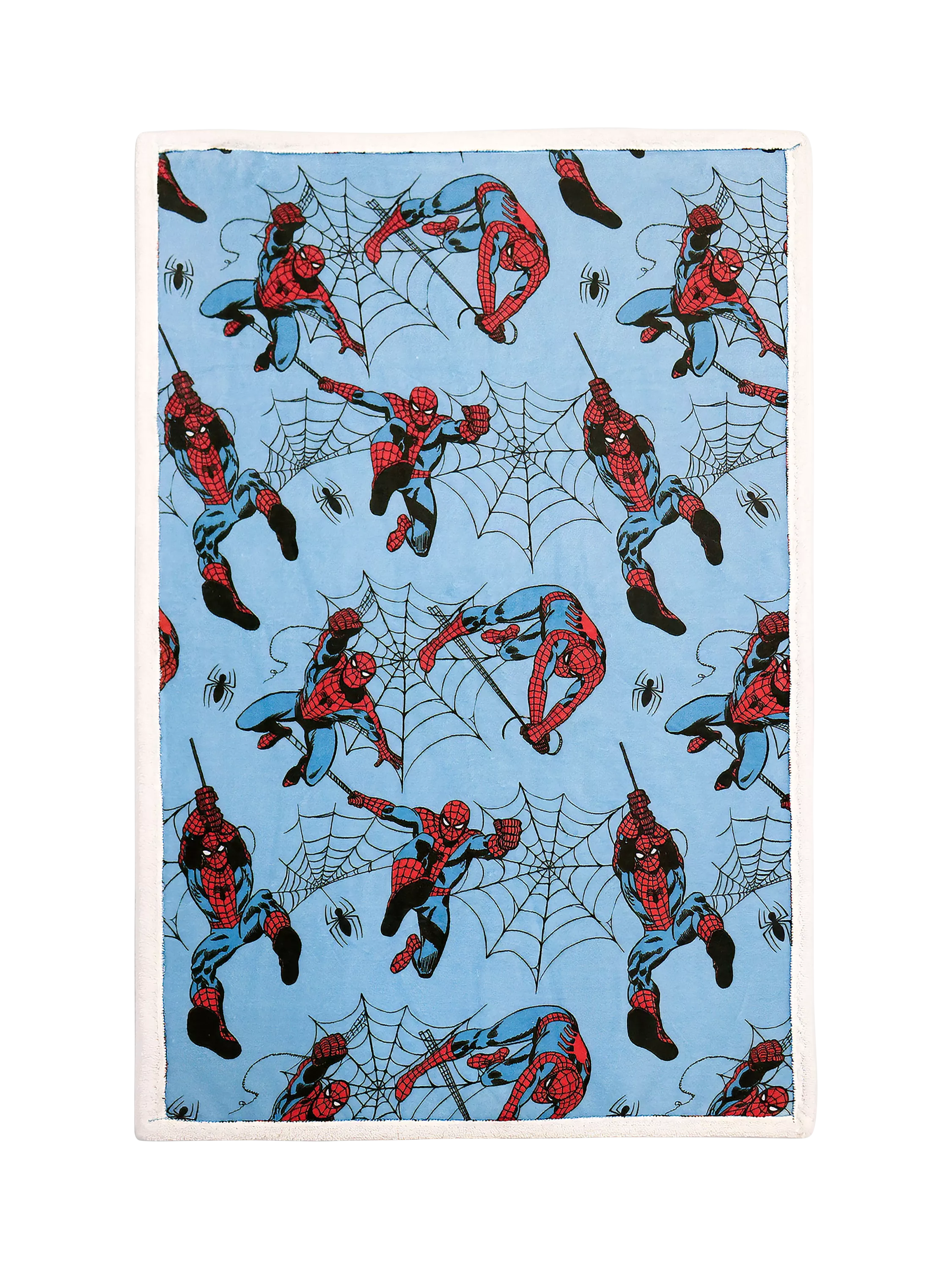 Spiderman sherpa blanket single size, imported from the UK