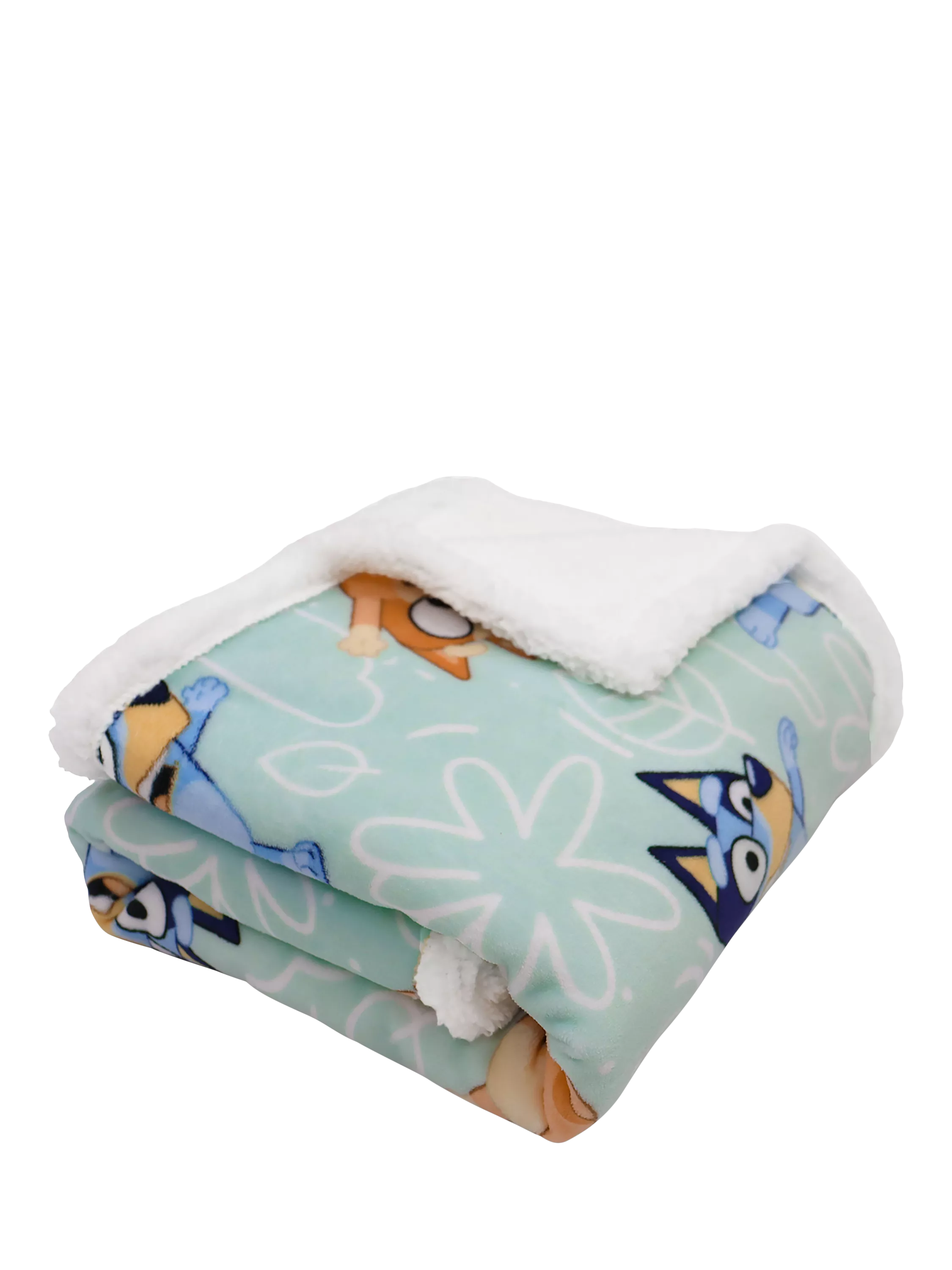 Bluey sherpa blanket 150x100cm, imported from the UK