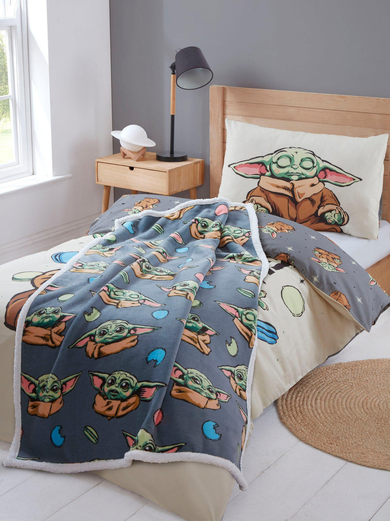 Star Wars Mandalorian Sherpa blanket 150x100cm - British product