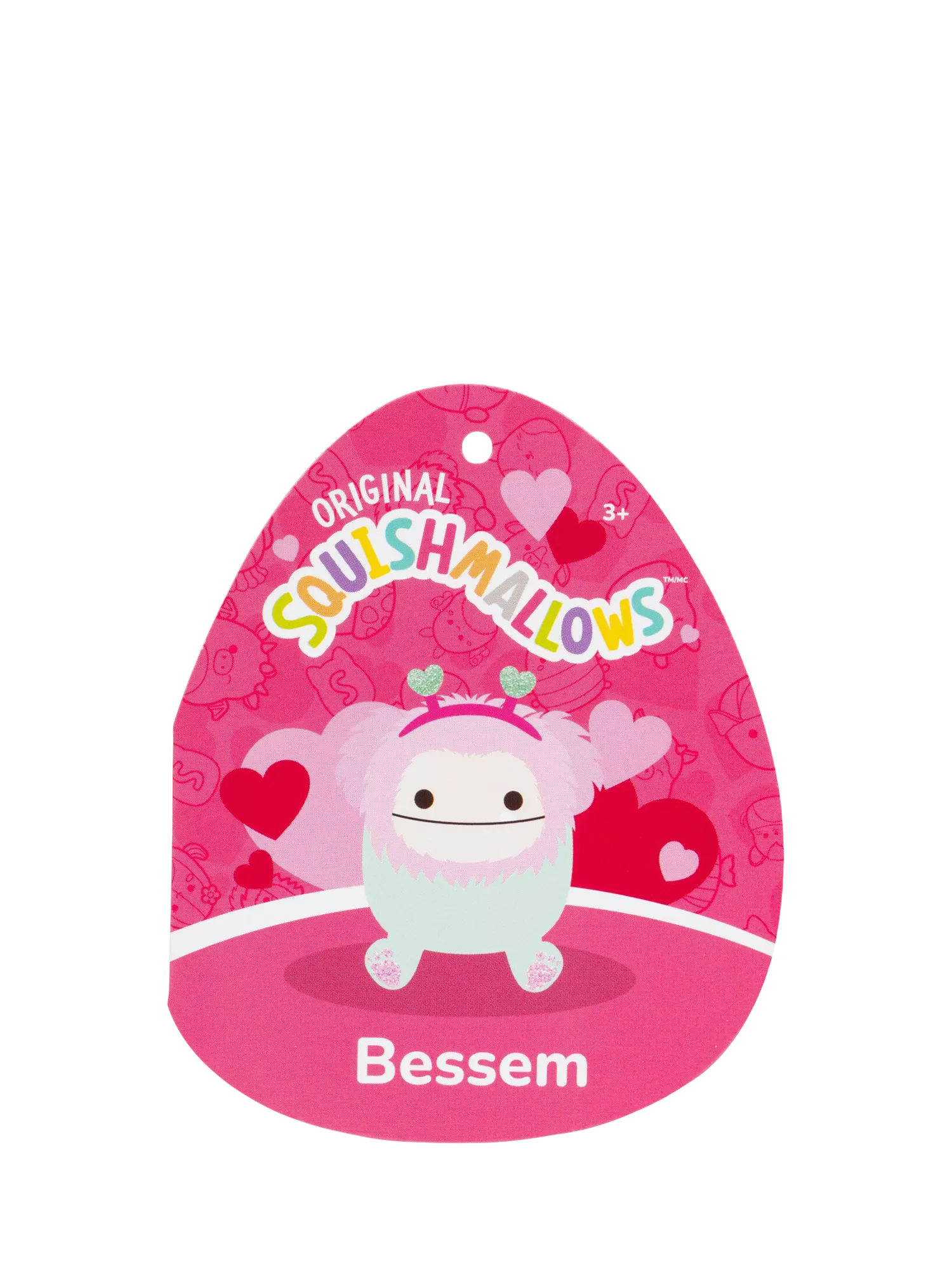 Squishmallows Bessem Valentine's Day 7.5 inch plush soft toy (British brand)