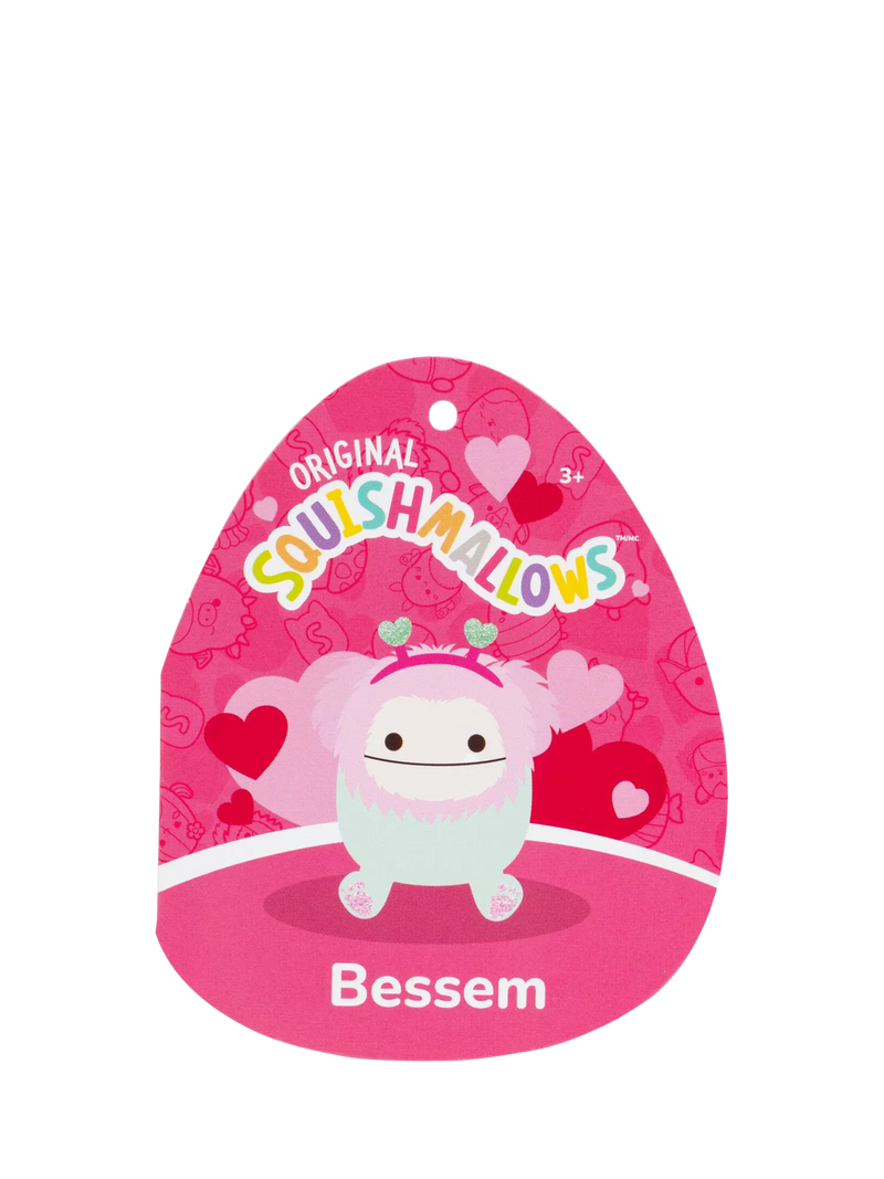 Squishmallows Bessem Valentine's Day 7.5 inch plush soft toy (British brand)