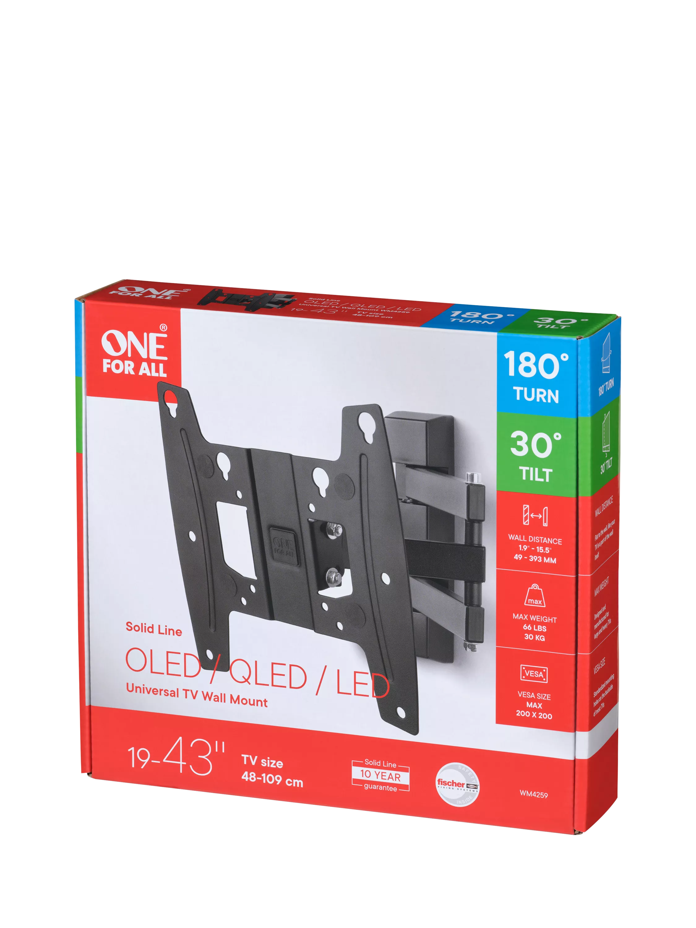 One For All WM4259 TV bracket for 43 inch screens, UK version
