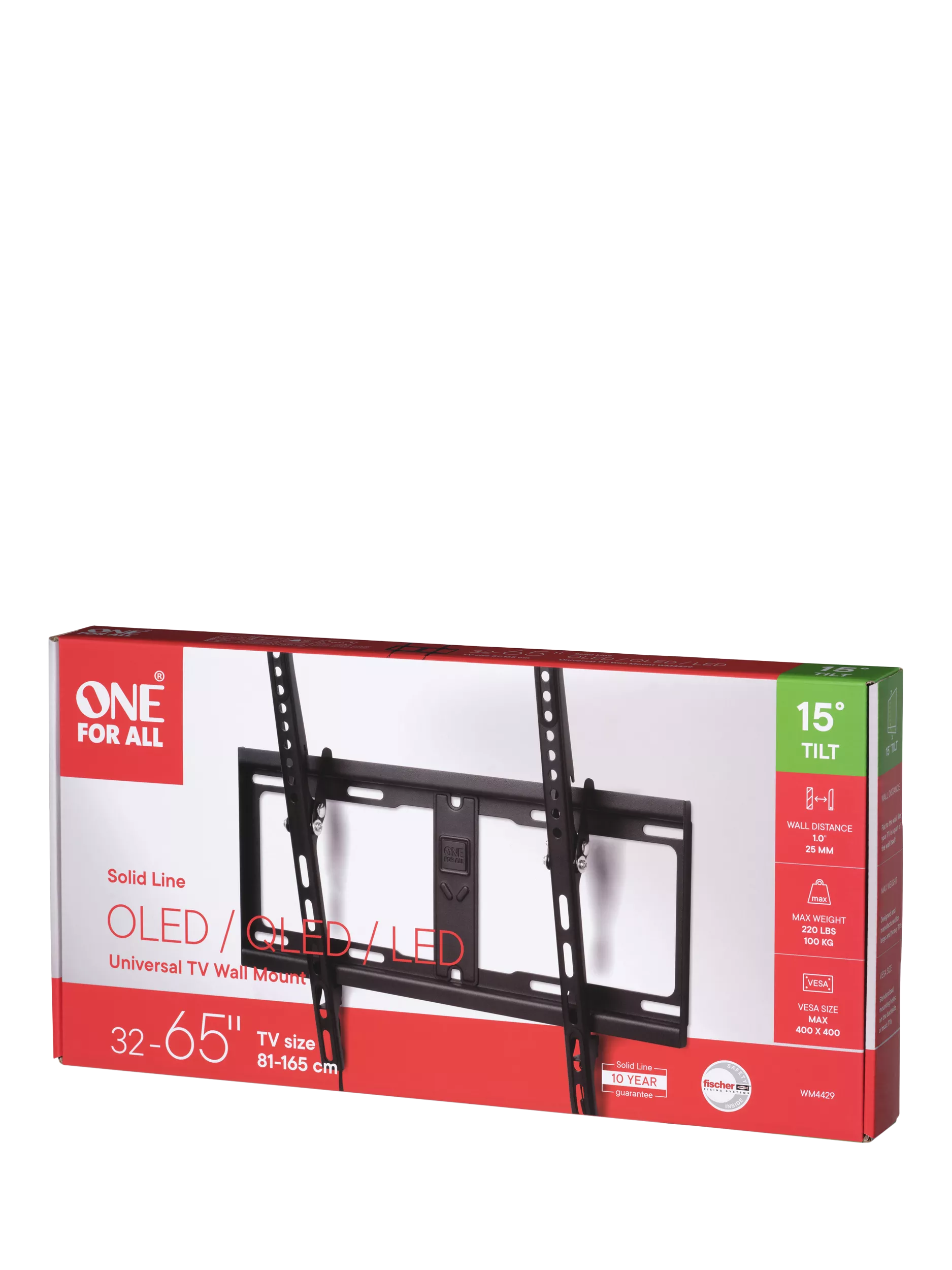 One For All tilting TV bracket for 32-65 inch screens, UK version
