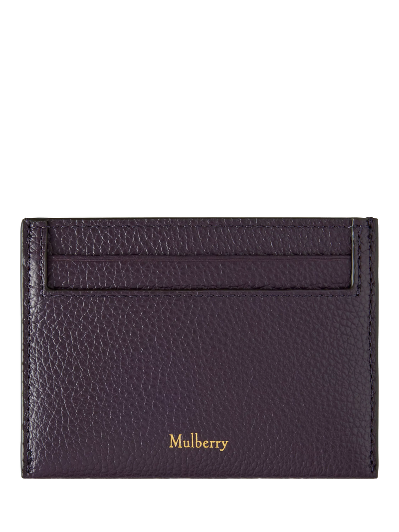 Mulberry Continental Small Classic Grain Leather Credit Card Slip