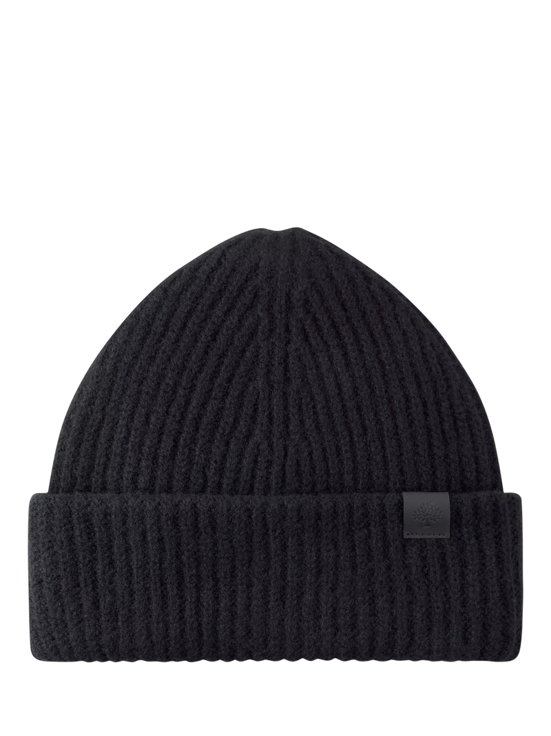 Mulberry Chunky Ribbed Beanie Hat