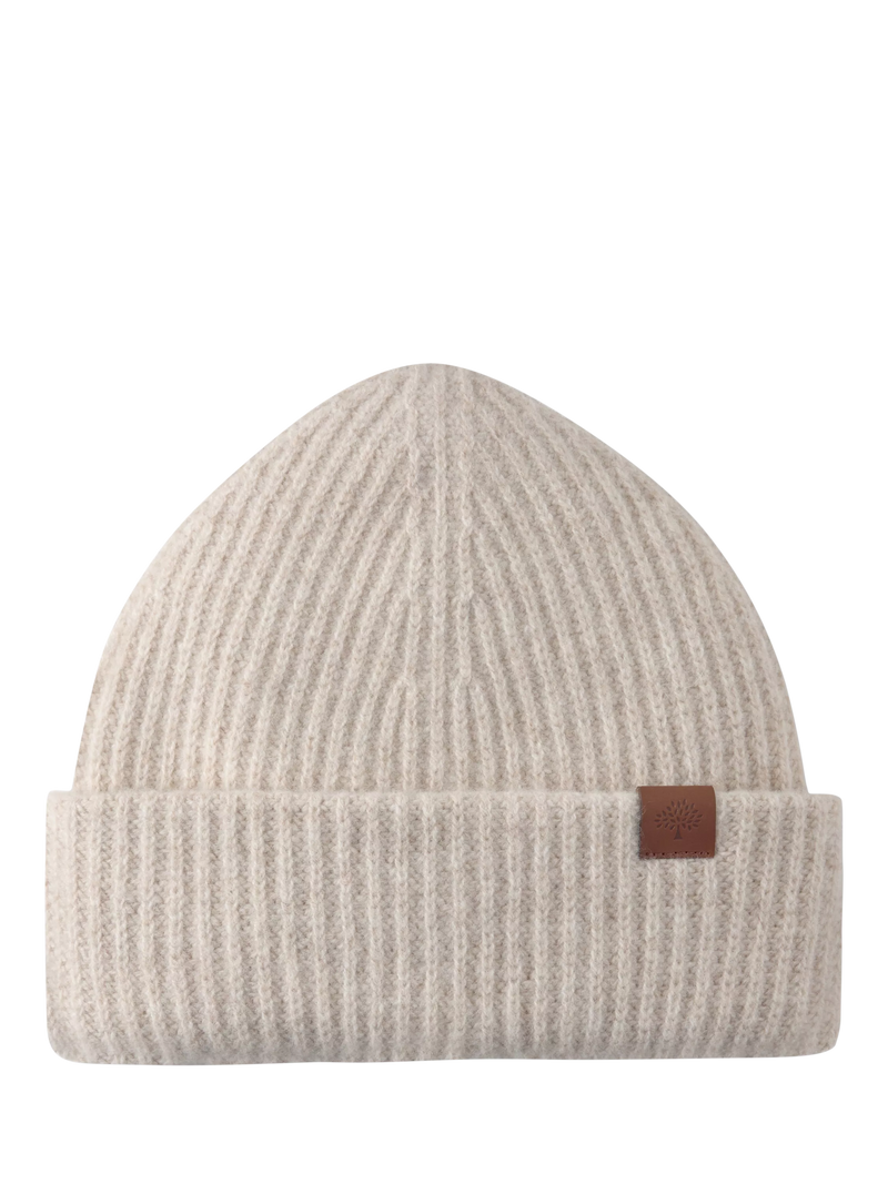 Mulberry Chunky Ribbed Beanie Hat