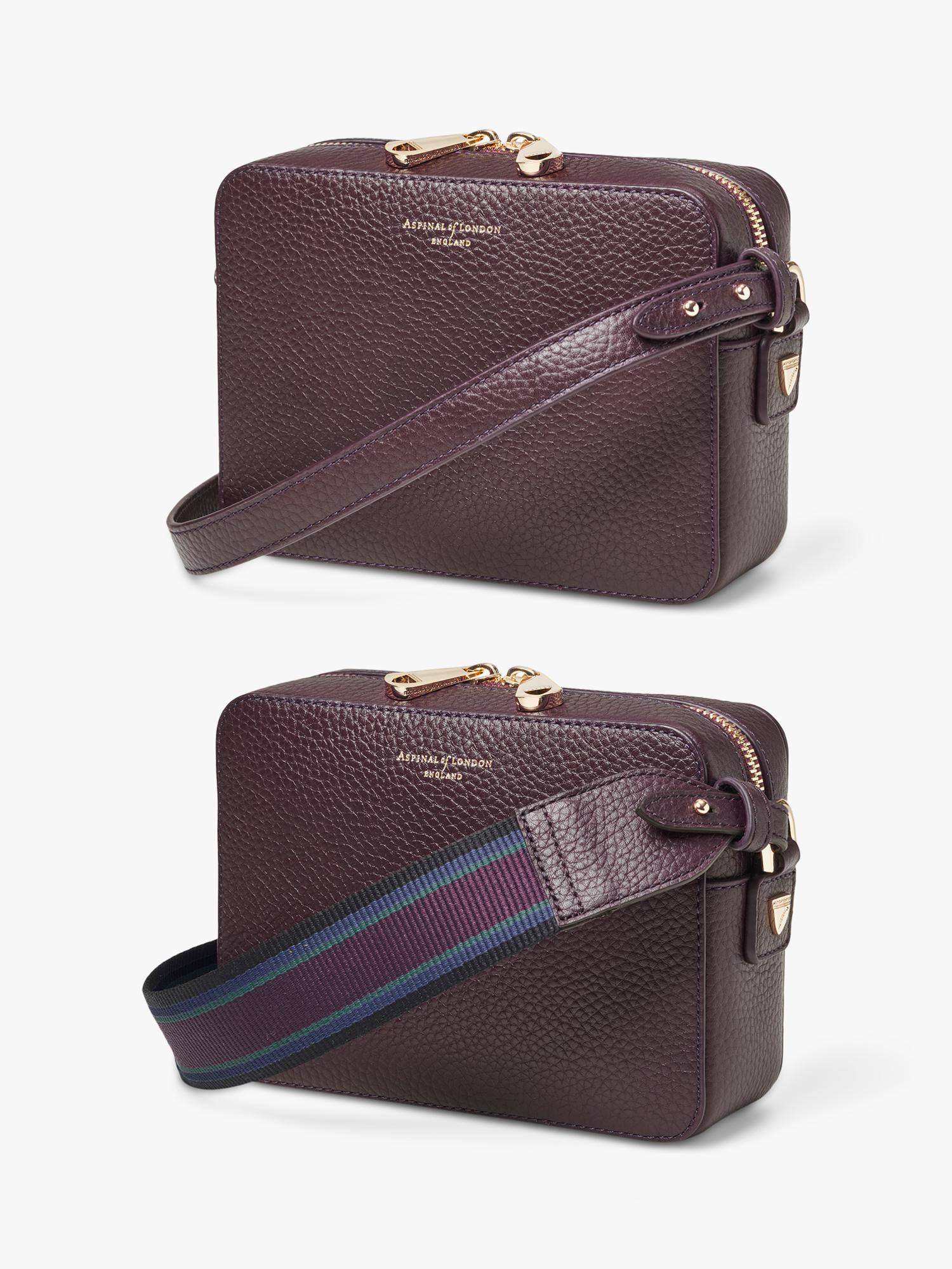 Aspinal of London leather camera bag fig - British product