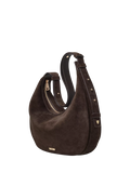 Aspinal of London large crescent suede bag, UK version