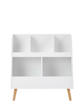 Obaby Maya nursery toy storage white and natural, UK version