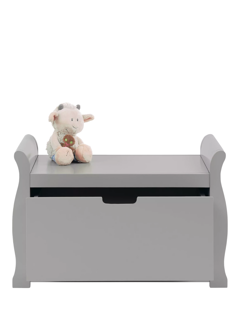 Obaby Stamford toy box warm grey - British product