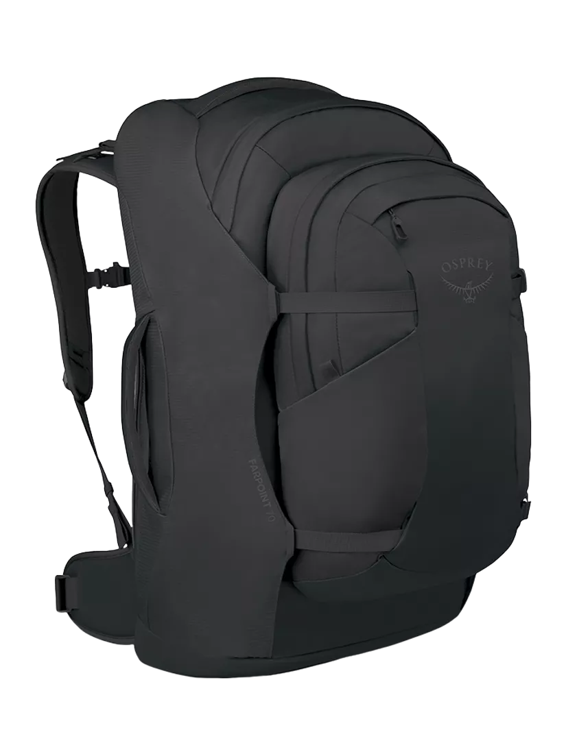 Osprey Farpoint 70L backpack in Black - British product