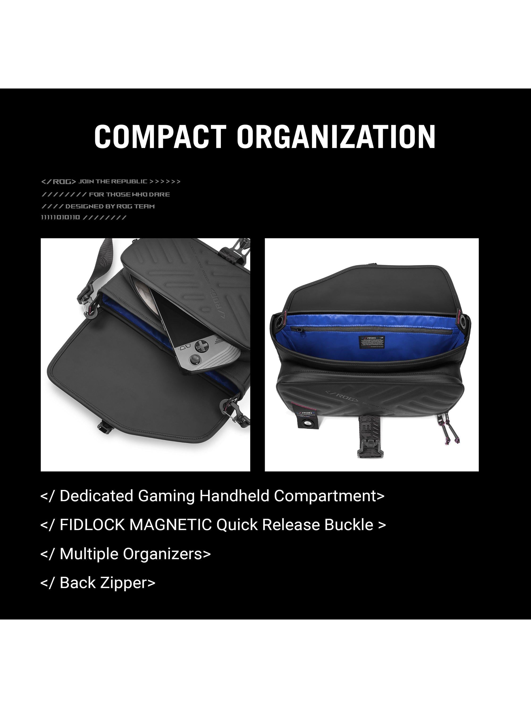 ASUS ROG Slash Sling Bag 4.0 Black, UK version