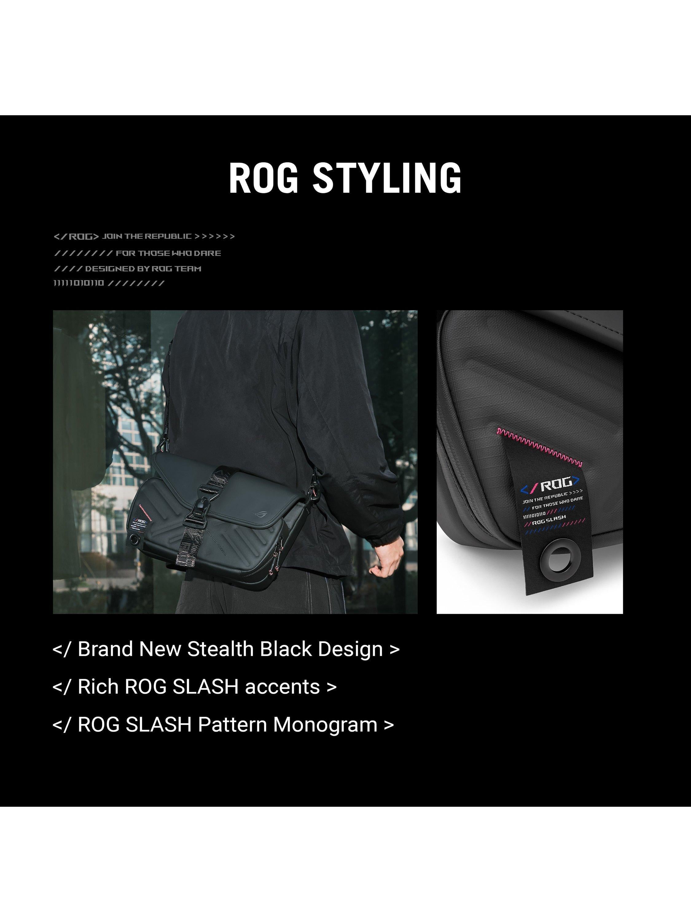 ASUS ROG Slash Sling Bag 4.0 Black, UK version