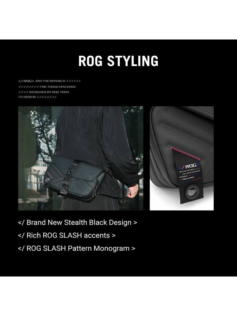 ASUS ROG Slash Sling Bag 4.0 Black, UK version