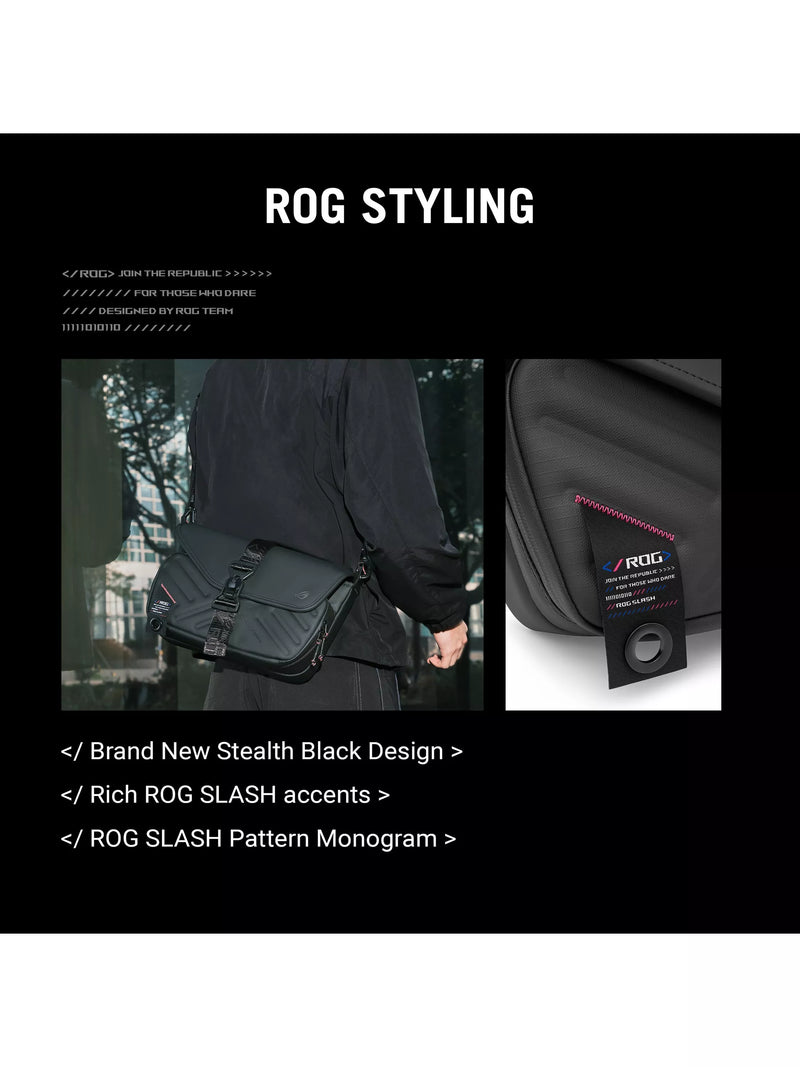 ASUS ROG Slash Sling Bag 4.0 Black, UK version