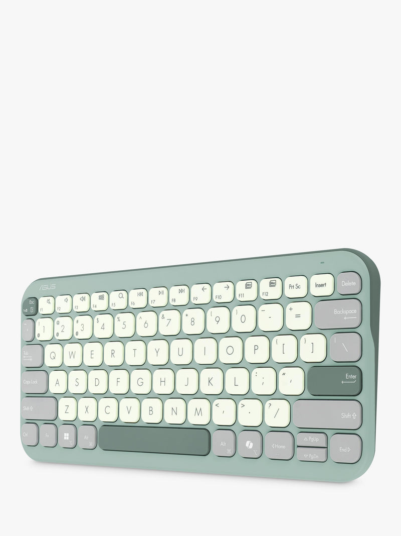 ASUS compact wireless keyboard Green Tea Latte (British brand)