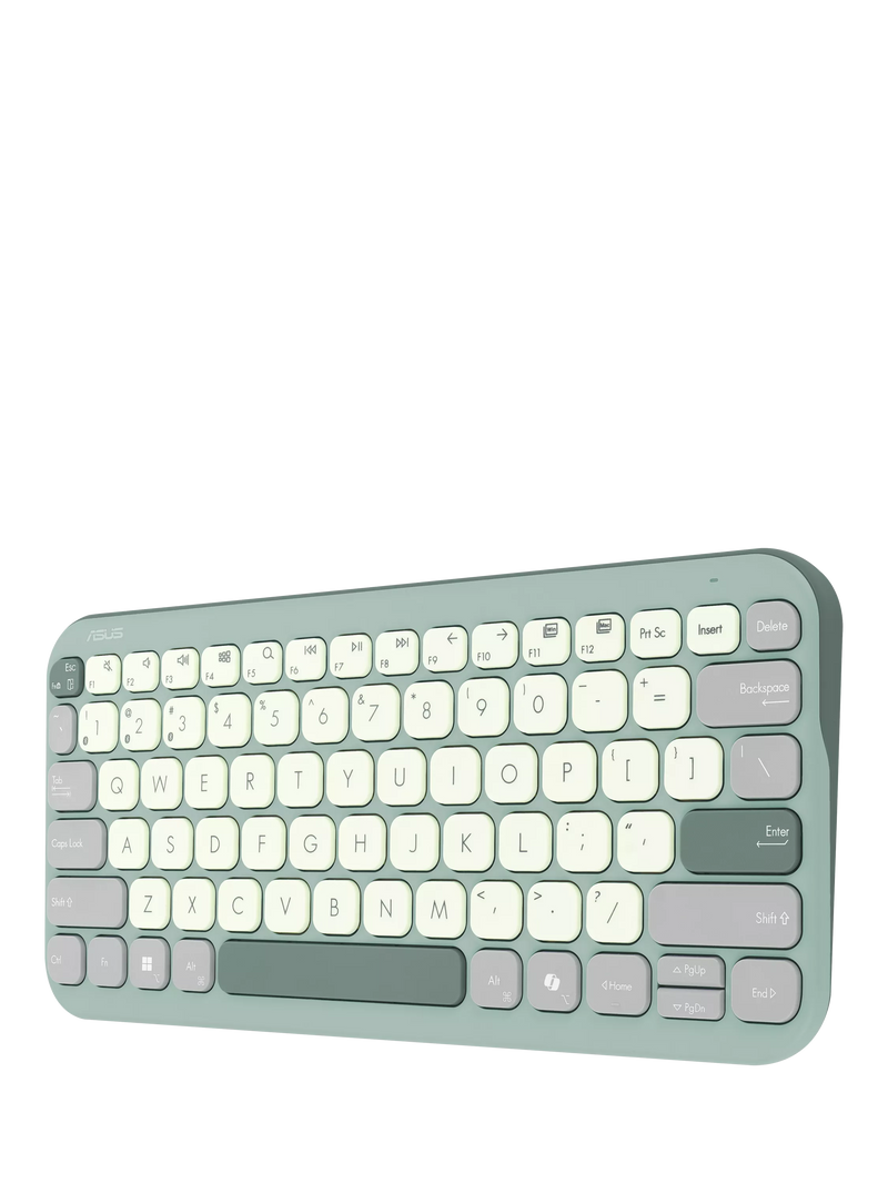 ASUS compact wireless keyboard Green Tea Latte (British brand)