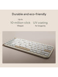 ASUS KW100 Marshmallow compact wireless keyboard white - British product