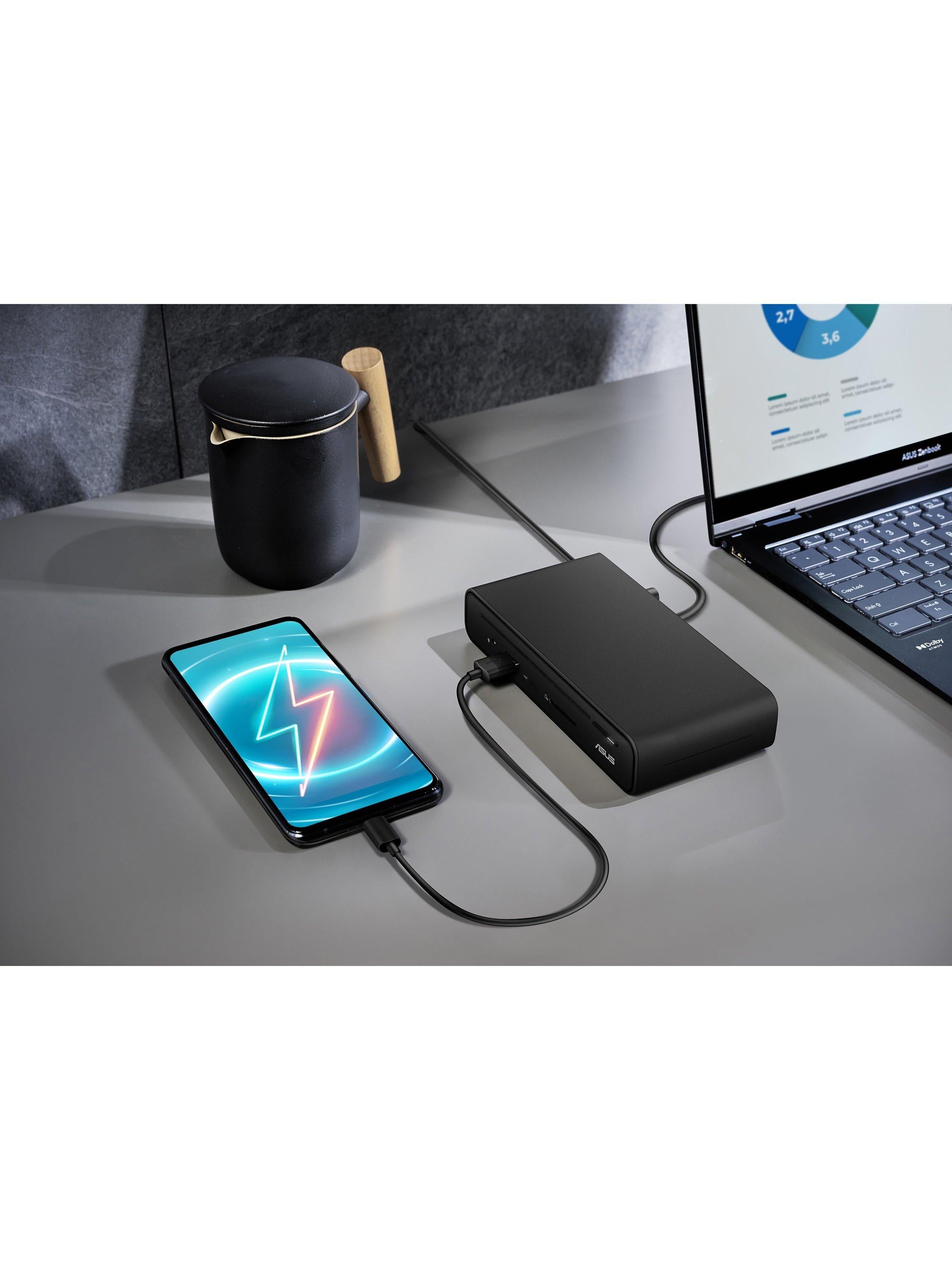 ASUS DC300 Triple Display USB-C dock, imported from the UK