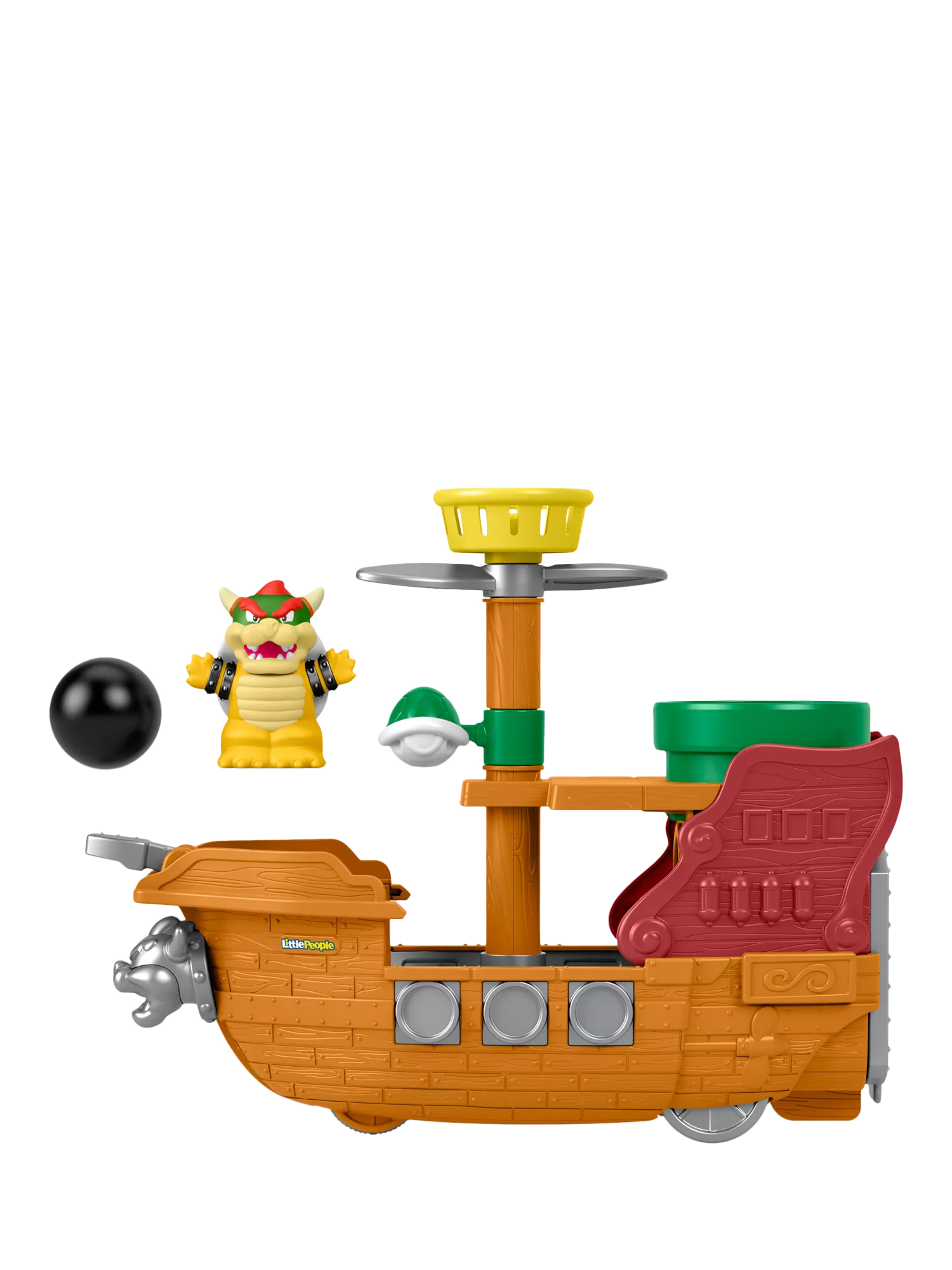 Fisher-Price Little People Super Mario Bowser's Airship playset (British brand)