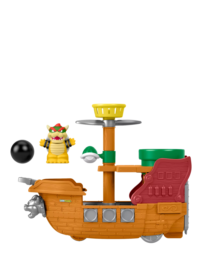 Fisher-Price Little People Super Mario Bowser's Airship playset (British brand)