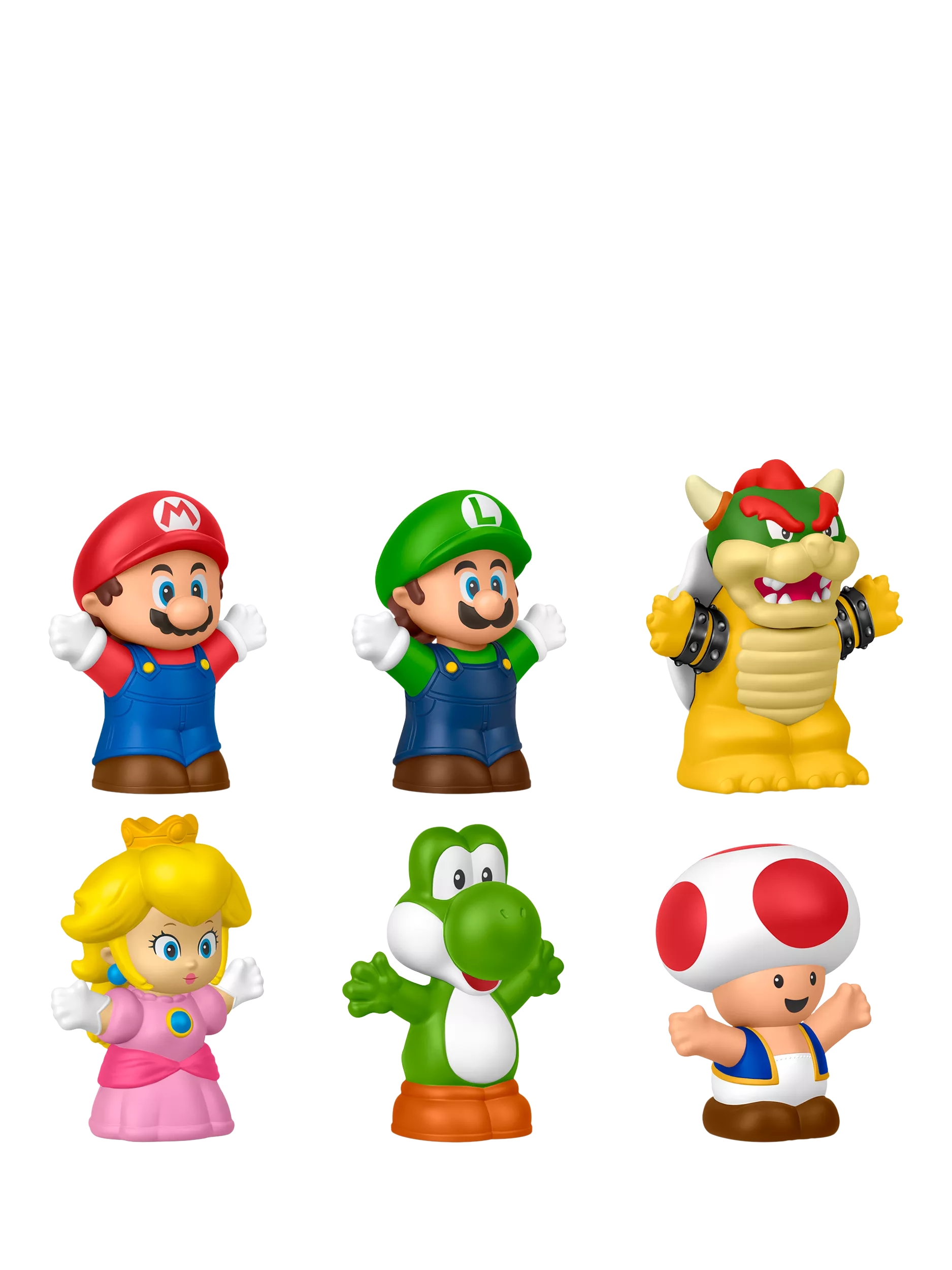 Fisher-Price Little People Super Mario figure set 6-pack - British product