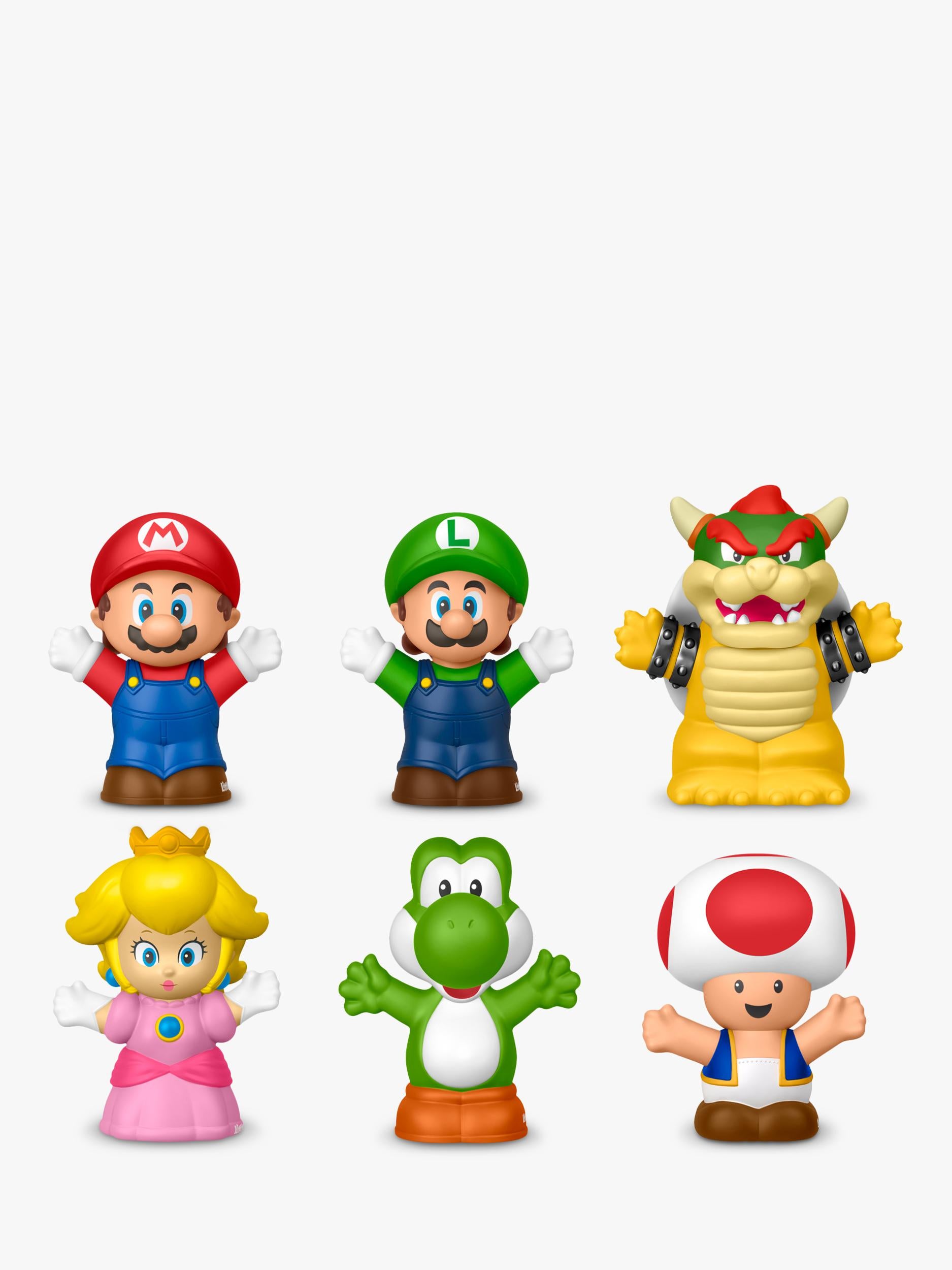 Fisher-Price Little People Super Mario figure set 6-pack - British product