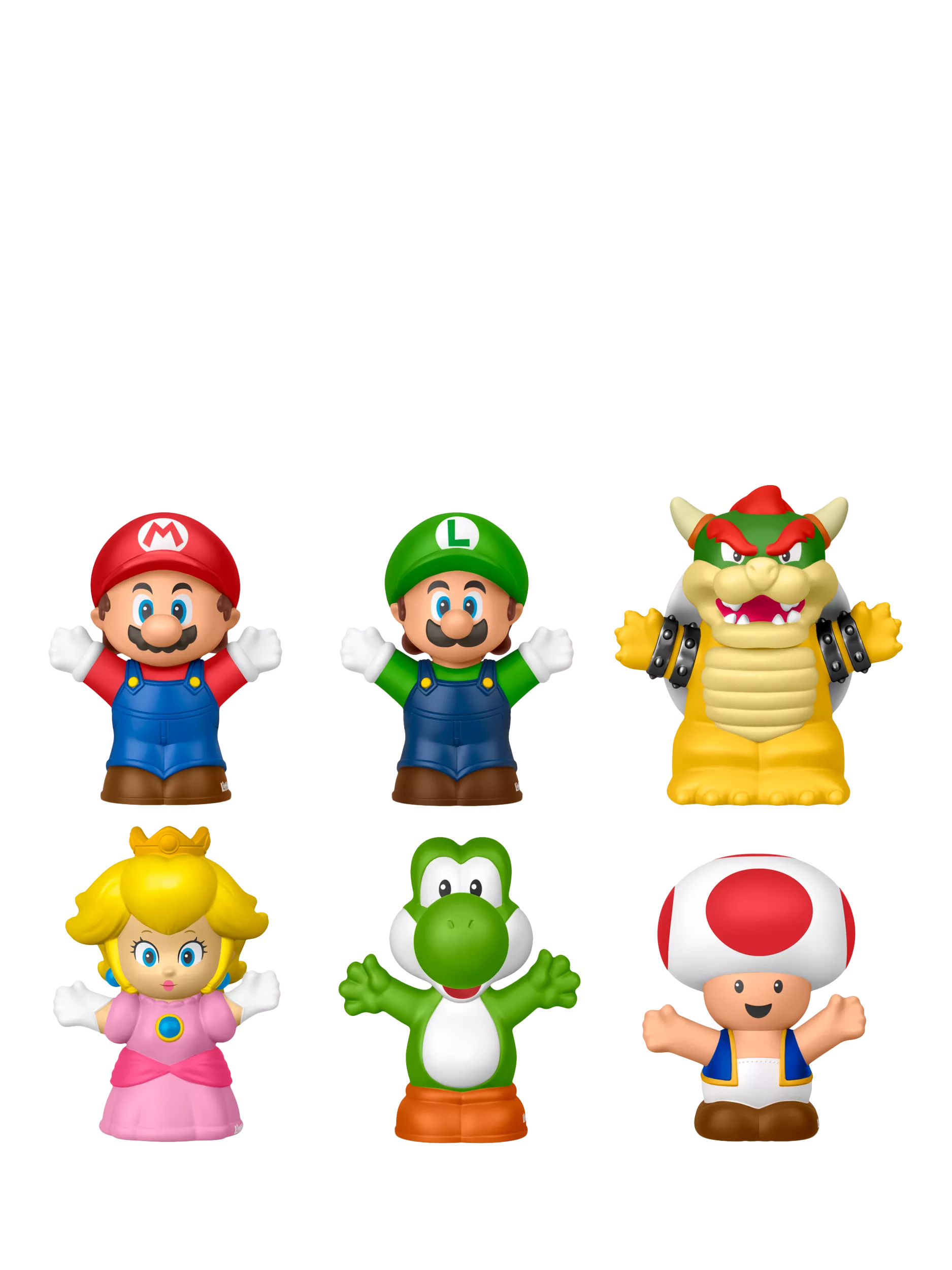 Fisher-Price Little People Super Mario figure set 6-pack - British product