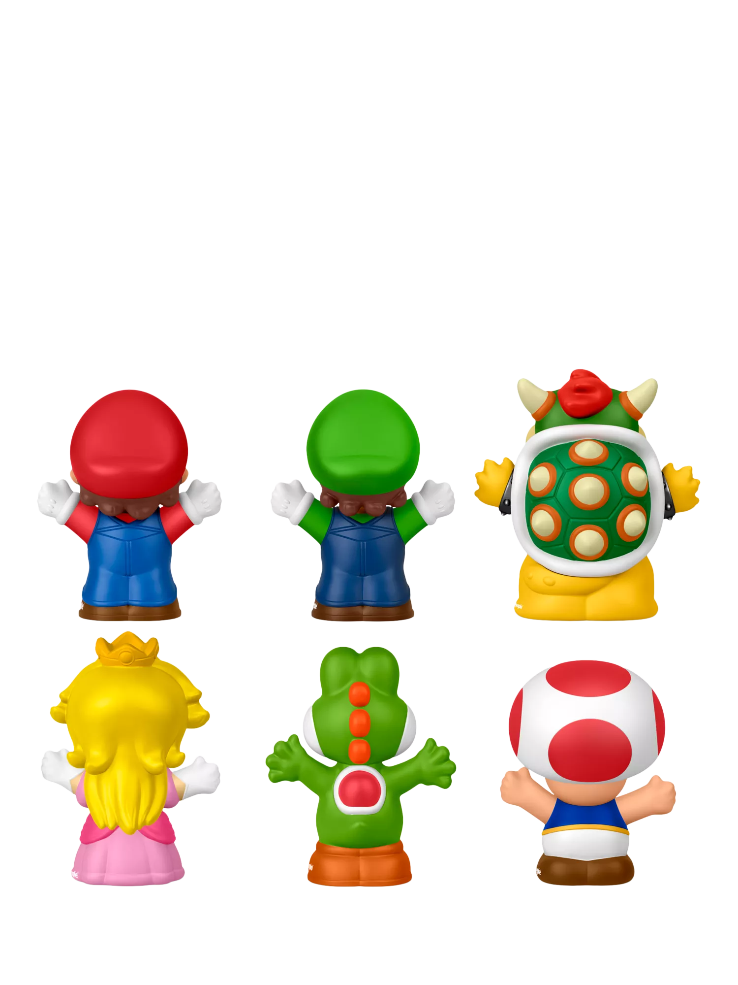 Fisher-Price Little People Super Mario figure set 6-pack - British product