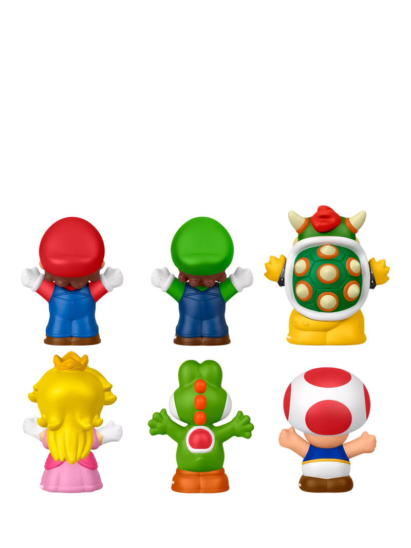 Fisher-Price Little People Super Mario figure set 6-pack - British product